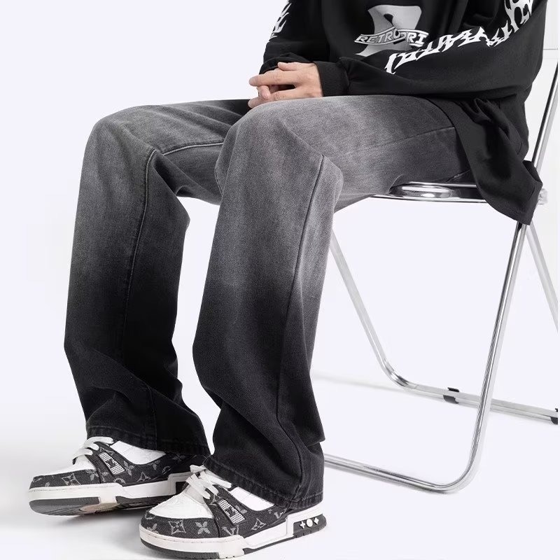  TXT Hueningkai Black Gradient Denim Inspired Jeans Pant