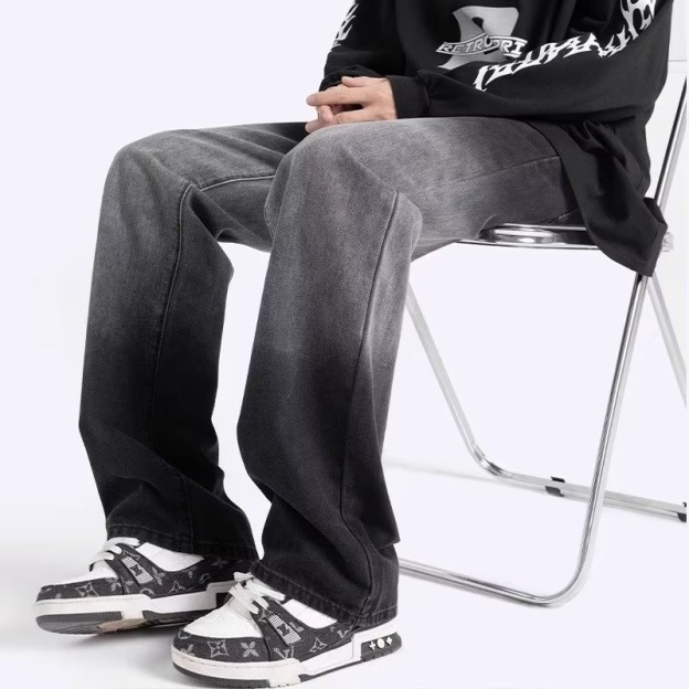  TXT Hueningkai Black Gradient Denim Inspired Jeans Pant