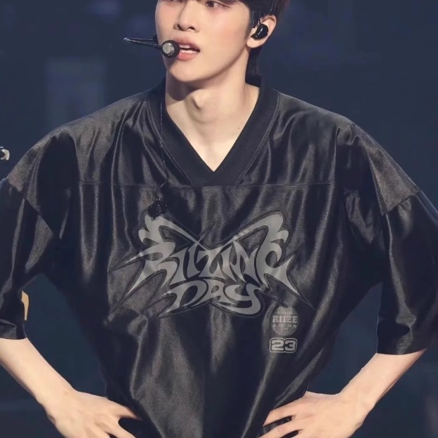 RIIZE Black Performance inspired custom jersey Tee