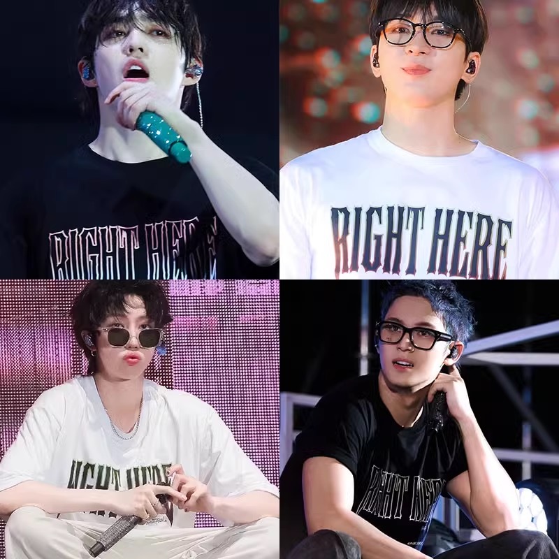 SEVENTEEN "RIGHT HERE" 2025 Asia Tour Official-Inspired Short Sleeve T-Shirt