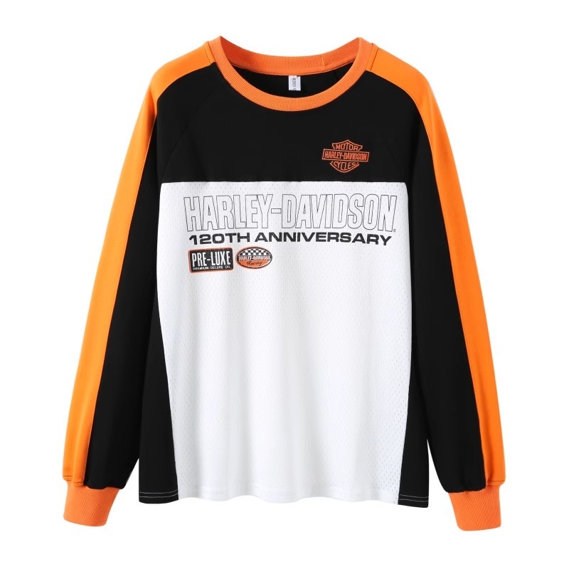 Patchwork Loose Sweatshirt Hoodie-jungkok