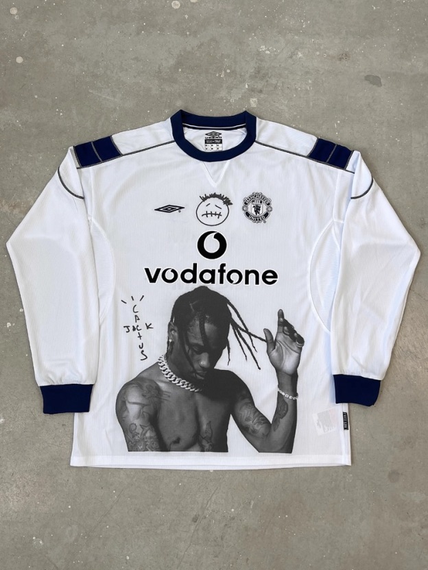 Travis Scott Long Sleeve custom Remake Jersey 