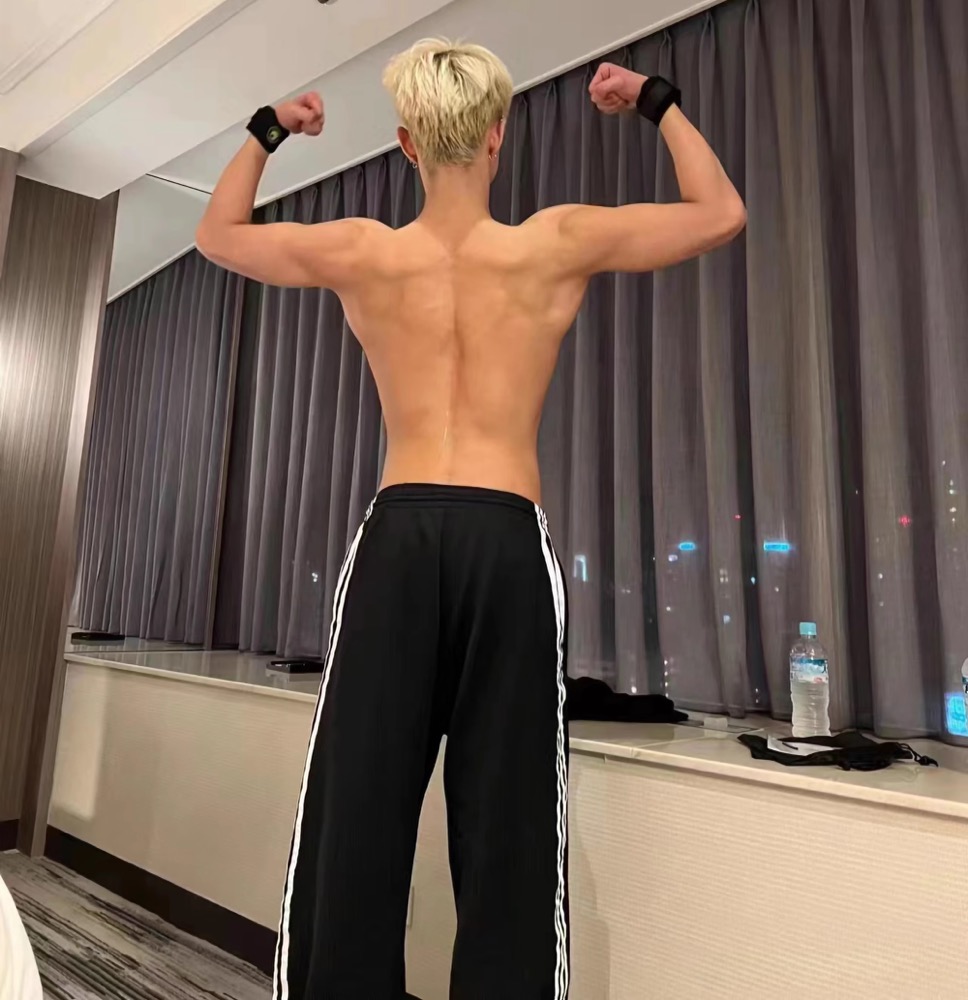 Seventeen Hoshi inspired Triple Stripes Pants