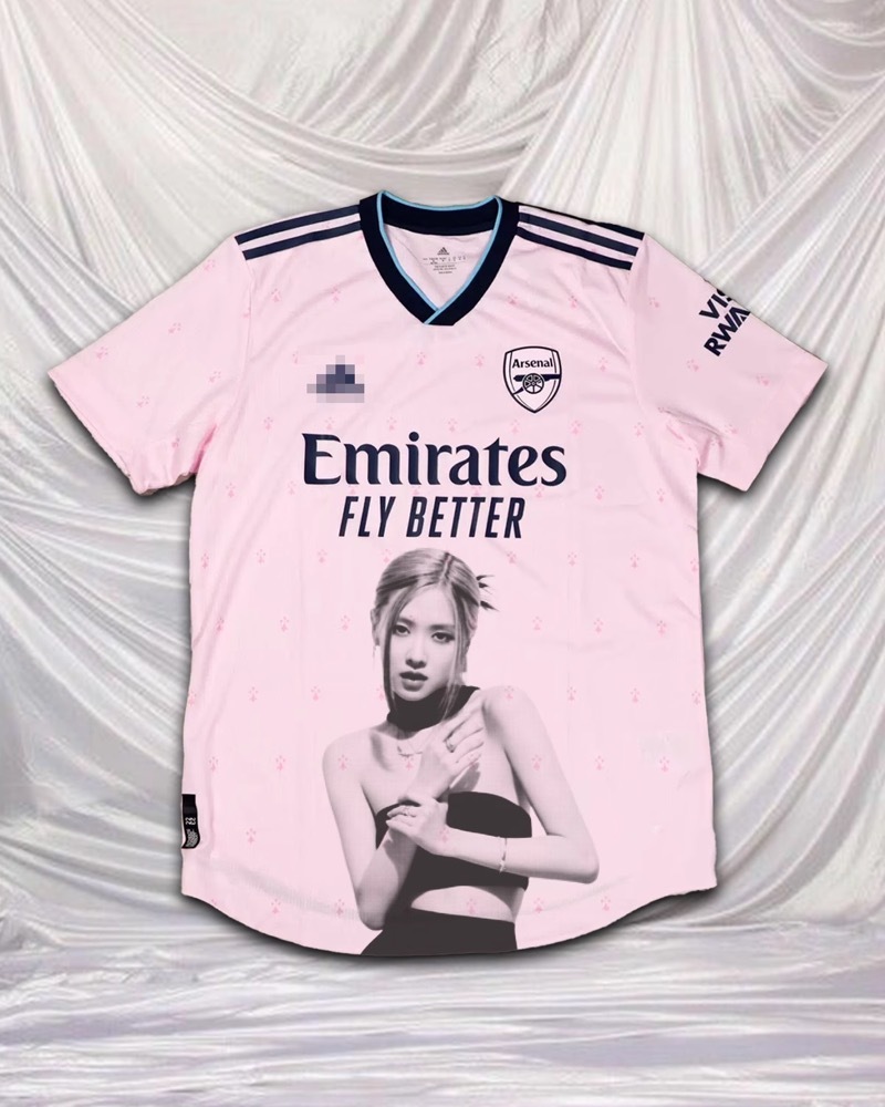 Blackpink-Inspired custom Arsenal Remake Jersey