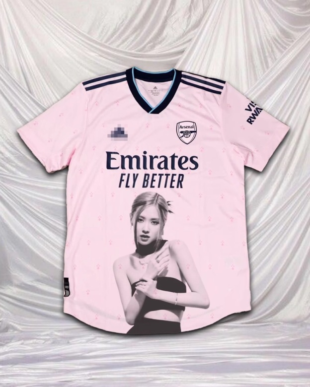 Blackpink-Inspired custom Arsenal Remake Jersey