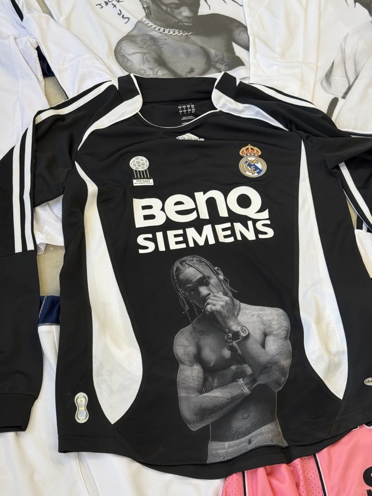 Travis Scott Long Sleeve custom Remake Jersey