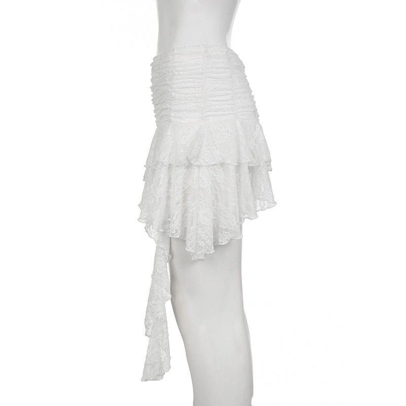 ITZY Yuna Inspired White Performance Top & Skirt Set