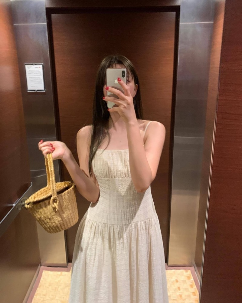 BLACKPINK Jennie inspired Vacation Long Dress 