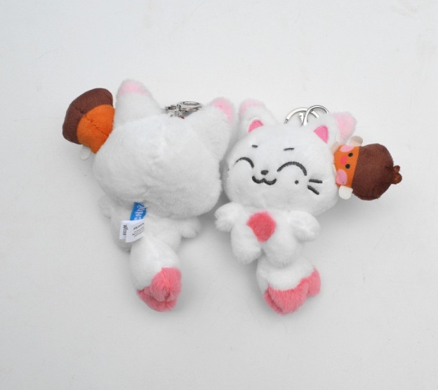 enhypen ENchin inspired Fluffy Plush Keyring Bag Accessory Charm doll