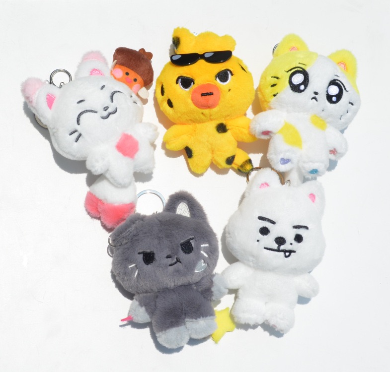 enhypen ENchin inspired Fluffy Plush Keyring Bag Accessory Charm doll
