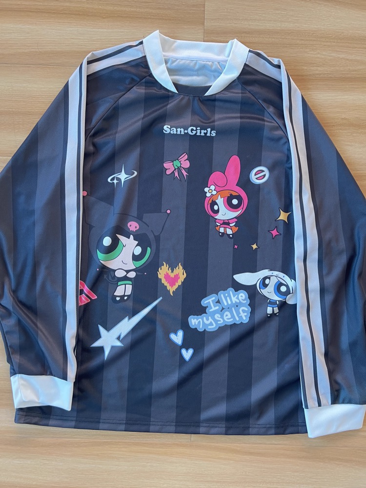 NewJeans Inspired Cartoon Powerpuff Girls Sleeveless Shirt