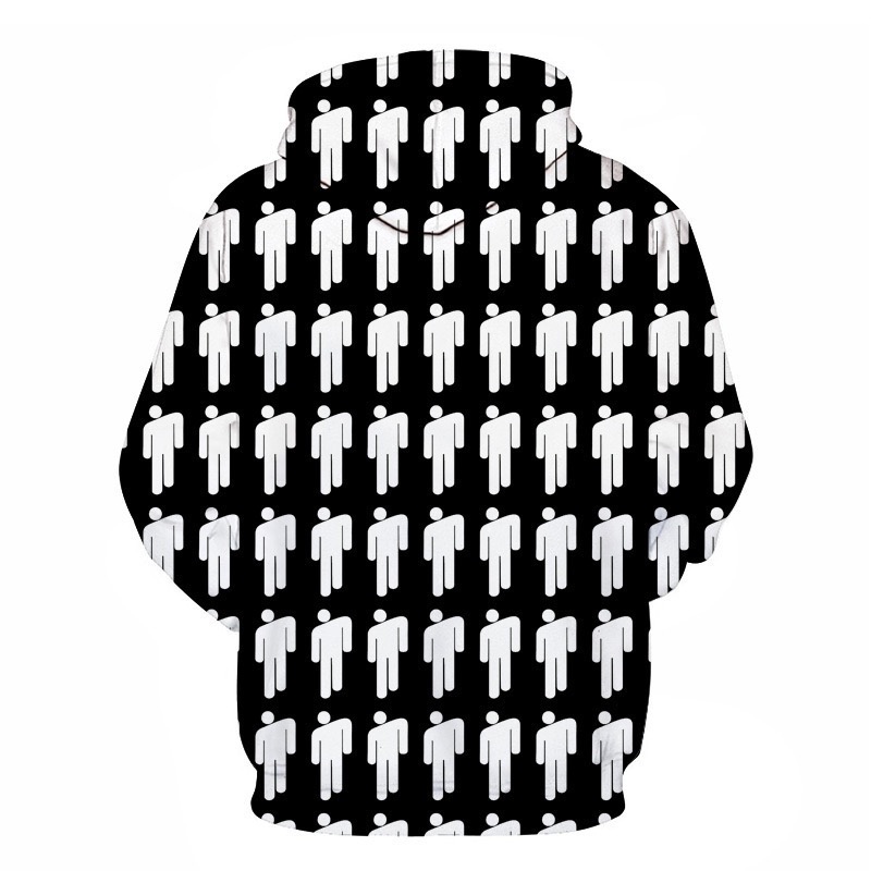 BILLIE EILISH MERCH – UNISEX BILLIE EILISH 3D PRINTED HOODIE