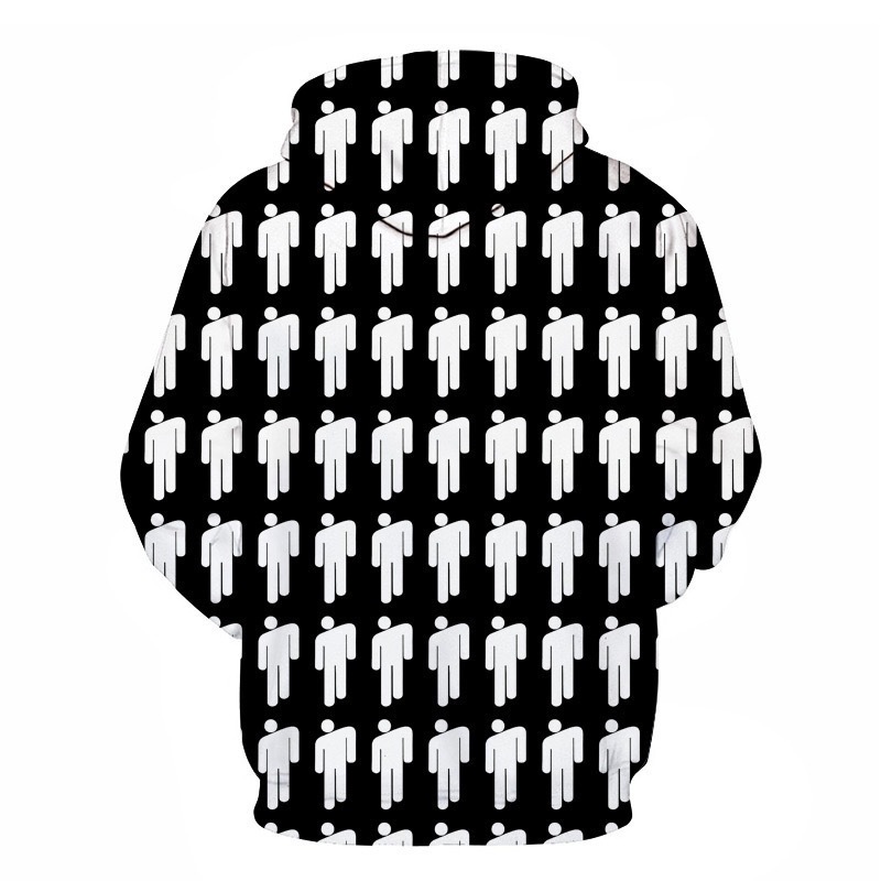 BILLIE EILISH MERCH – UNISEX BILLIE EILISH 3D PRINTED HOODIE