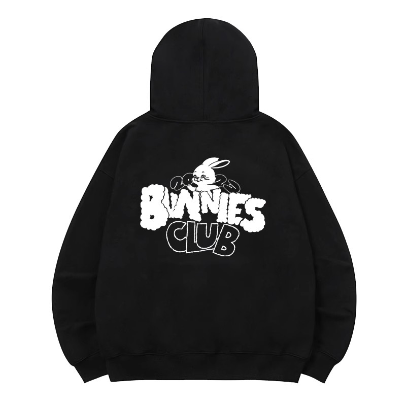 NewJeans Bunnies club-Inspired Hoodie Zip-Up Jacket-NJZ