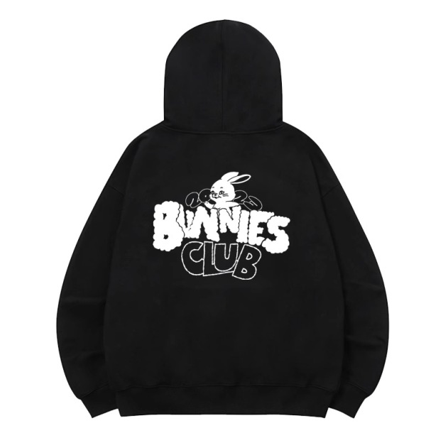 NewJeans Bunnies club-Inspired Hoodie Zip-Up Jacket-NJZ