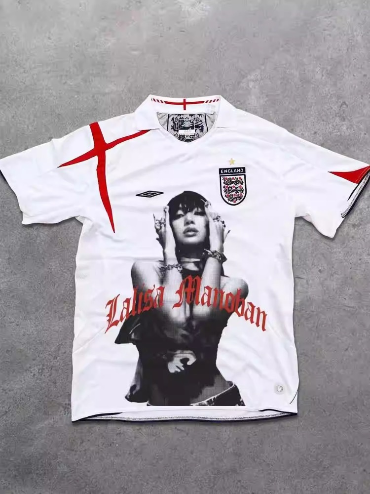 Blackpink Lisa-Inspired Custom England Remake Jersey