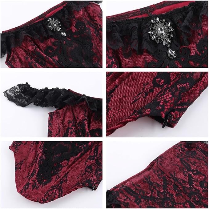 Waistband Lace Patchwork Camisole-Straykids concert outfitidea for STAY