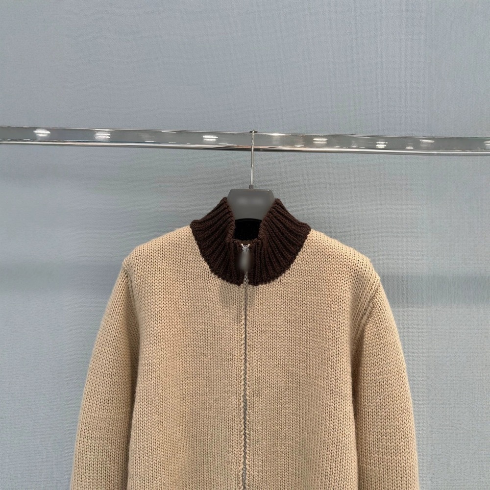 ENHYPEN JAKE inspired Mock Neck Knit Outerwear Jacket