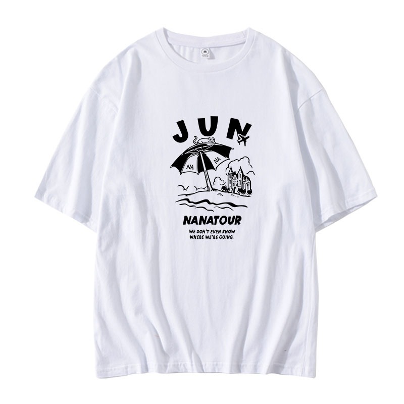 NANATOUR inspired short crewneck t-shirt-SEVENTEEN
