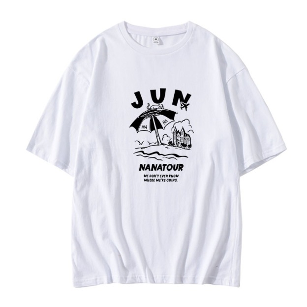 NANATOUR inspired short crewneck t-shirt-SEVENTEEN