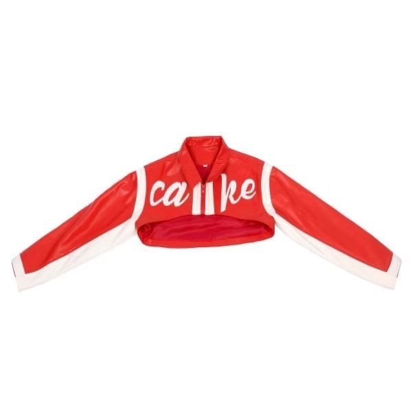 ITZY CAKE Performance-Inspired Red Hip-Hop Dance Set