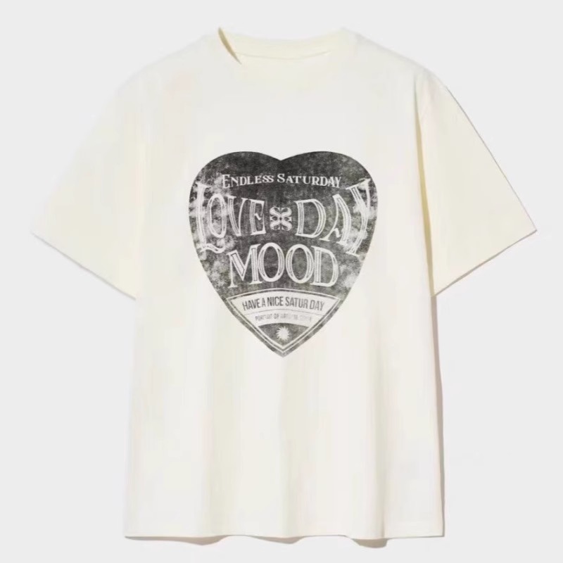 Boynextdoor Sungho  Love Print Retro inspired Short Sleeve T-Shirt