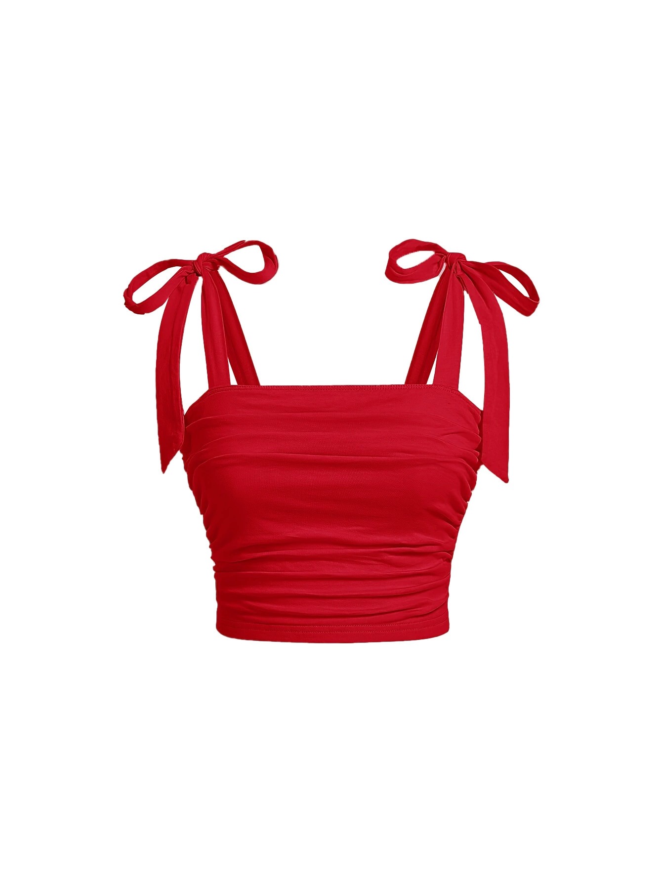 Bow Tie Sleeveless Camisole Top-Outfitidea For BlinksBLACKPINK-Inspire