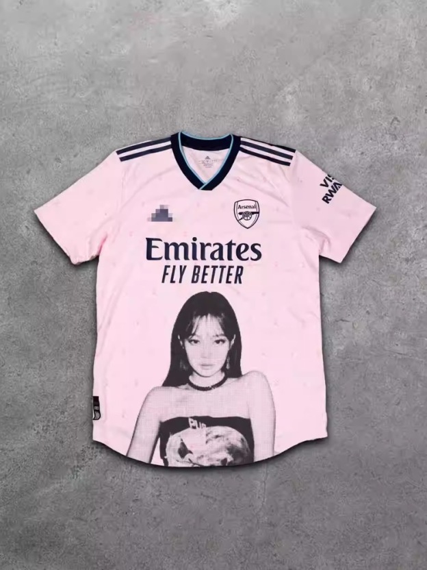 Blackpink Jennie-Inspired Arsenal Remake Jersey