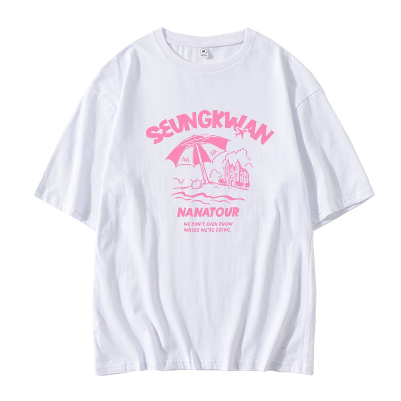 NANATOUR inspired short crewneck t-shirt-SEVENTEEN