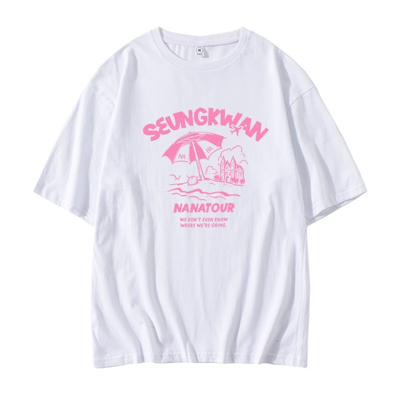 NANATOUR inspired short crewneck t-shirt-SEVENTEEN