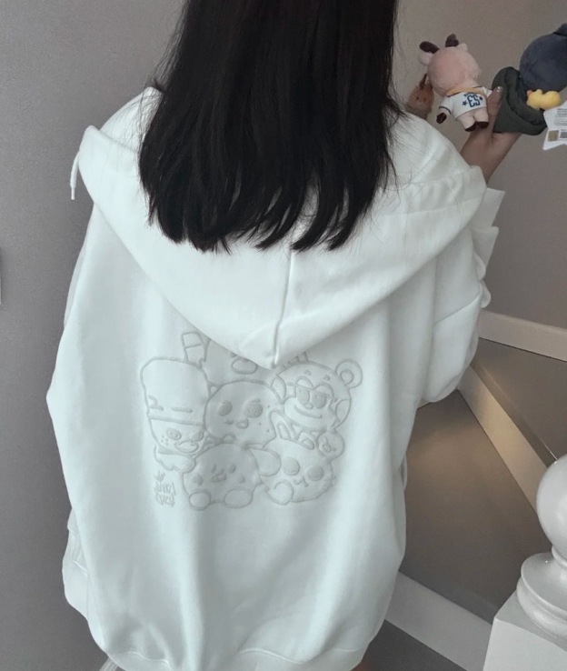 RIIZE Pop-Up Collaboration Inspired Graphic Zip-Up Hoodie