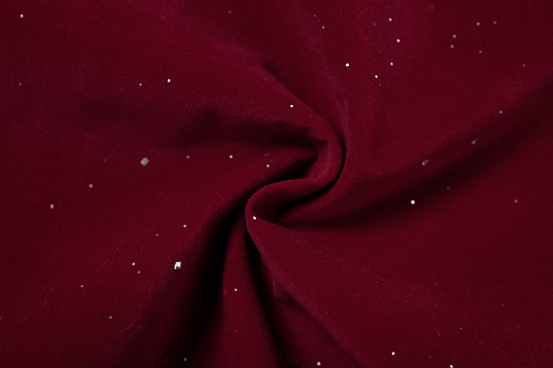 BabyMonster Ahyeon-Red Corset Bowknot Accent Top