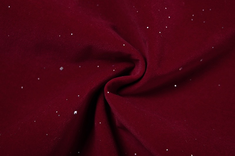 BabyMonster Ahyeon-Red Corset Bowknot Accent Top