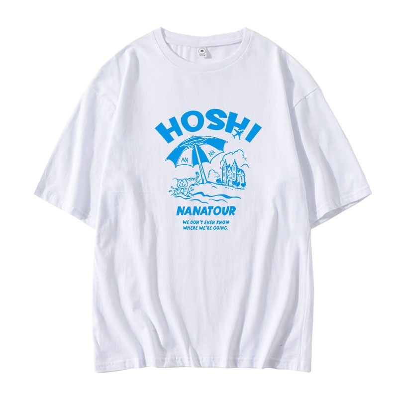 NANATOUR inspired short crewneck t-shirt-SEVENTEEN