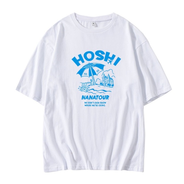 NANATOUR inspired short crewneck t-shirt-SEVENTEEN