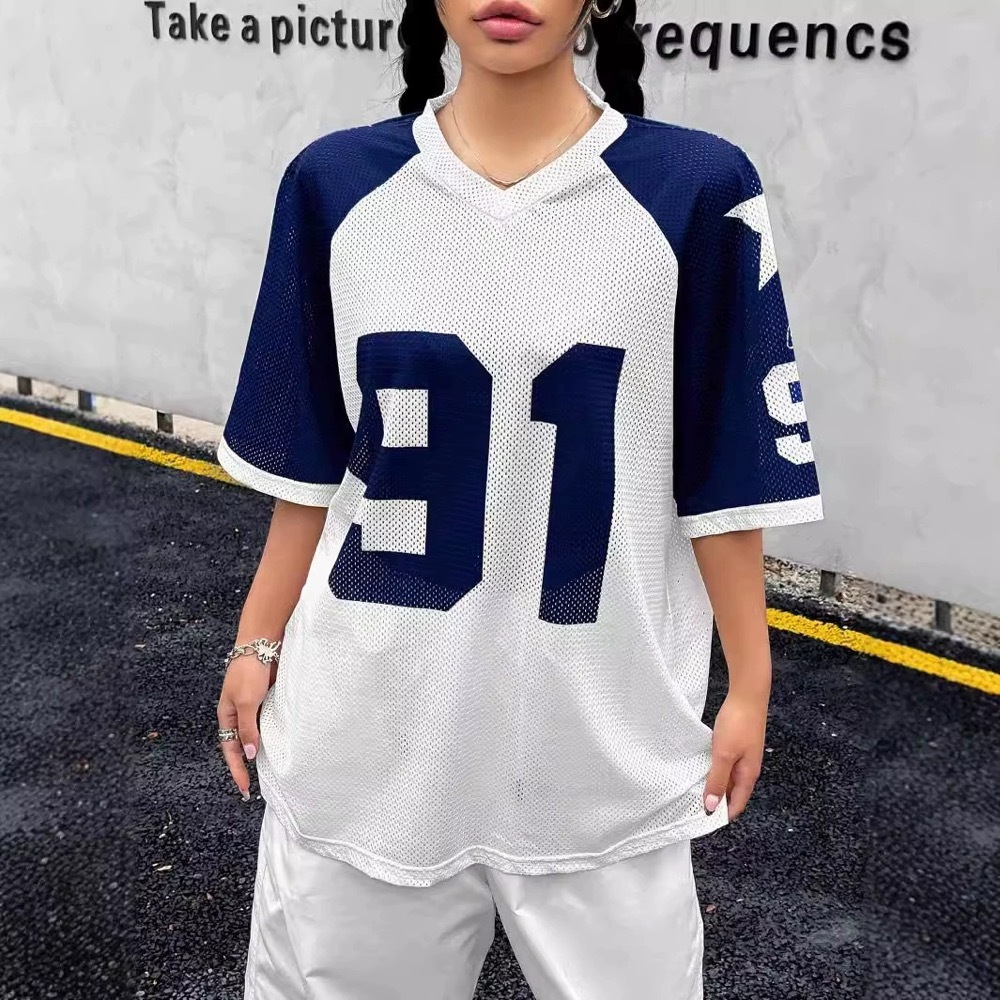 oversize loose jersey short sleeve short sleeve- Billie Eilish outfitinspiration