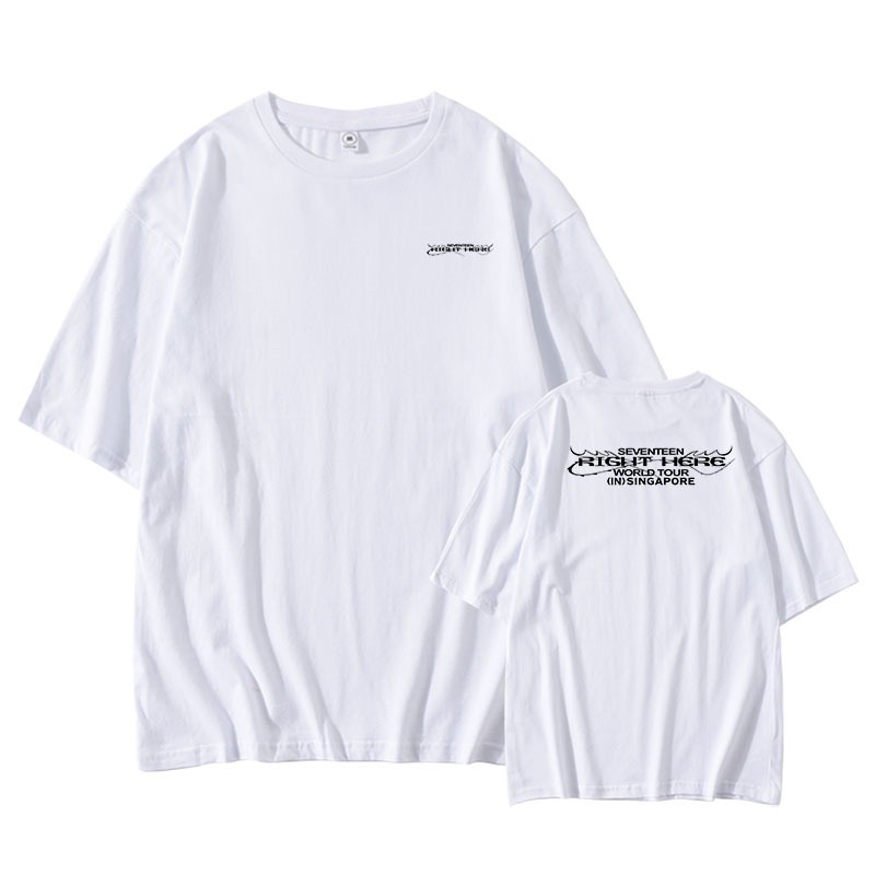 SEVENTEEN "RIGHT HERE" 2025 Asia Tour Official-Inspired Short Sleeve T-Shirt