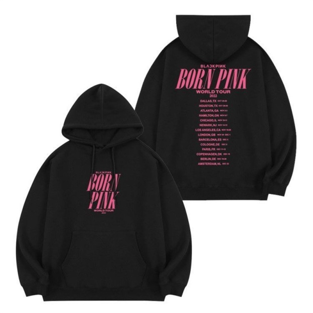 BLACKPINK BORN PINK World Tour concert merch hoodies