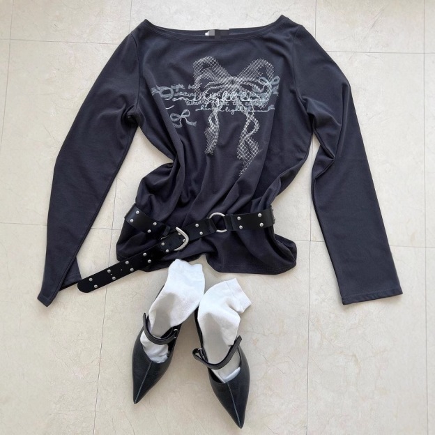 IVE REI Inspired Off-Shoulder Bow Top