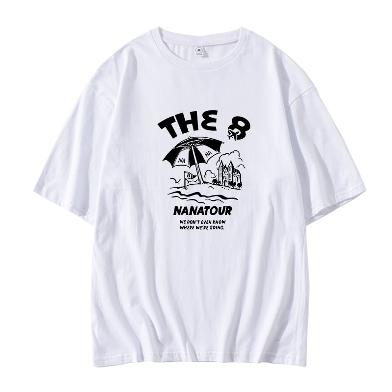 NANATOUR inspired short crewneck t-shirt-SEVENTEEN