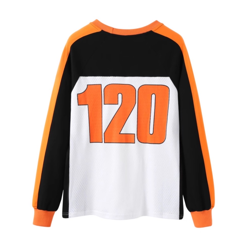 Patchwork Loose Sweatshirt Hoodie-jungkok