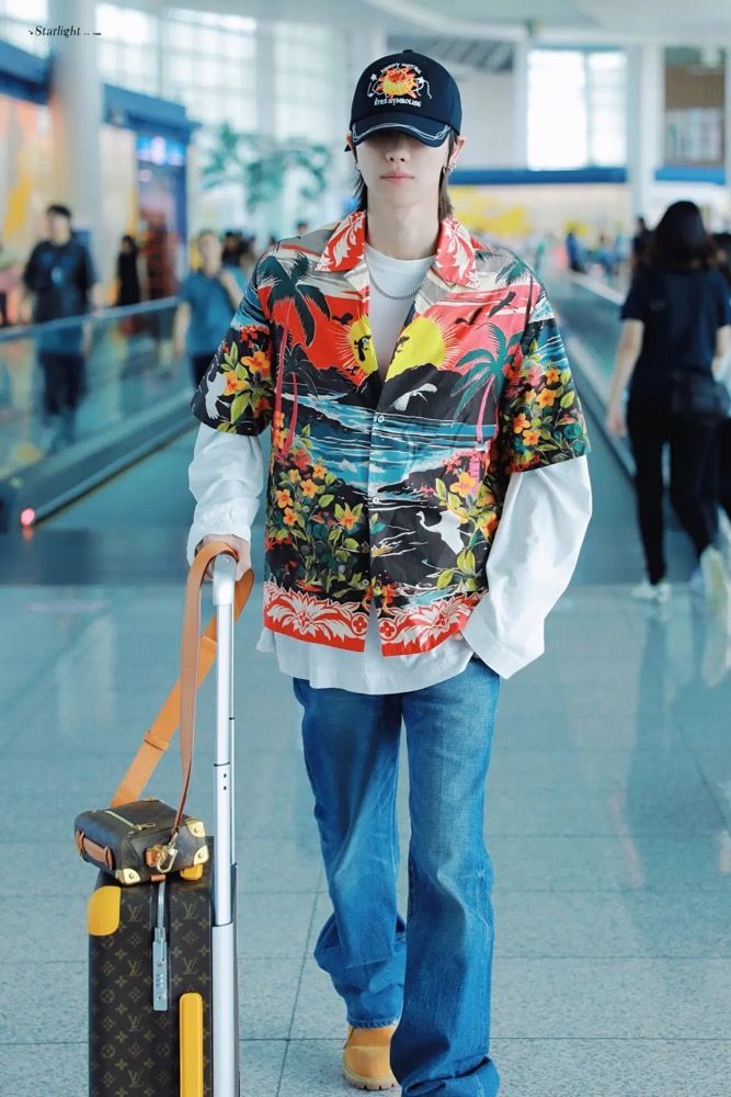 SEVENTEEN The8 Inspired Summer Print Shirt - XuMinghao