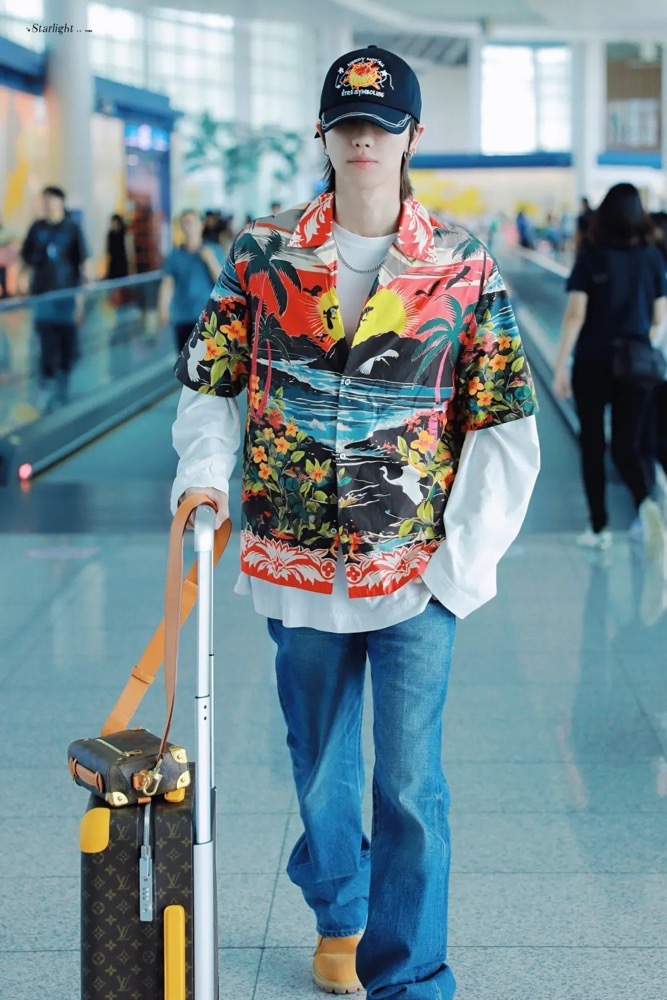 SEVENTEEN The8 Inspired Summer Print Shirt - XuMinghao