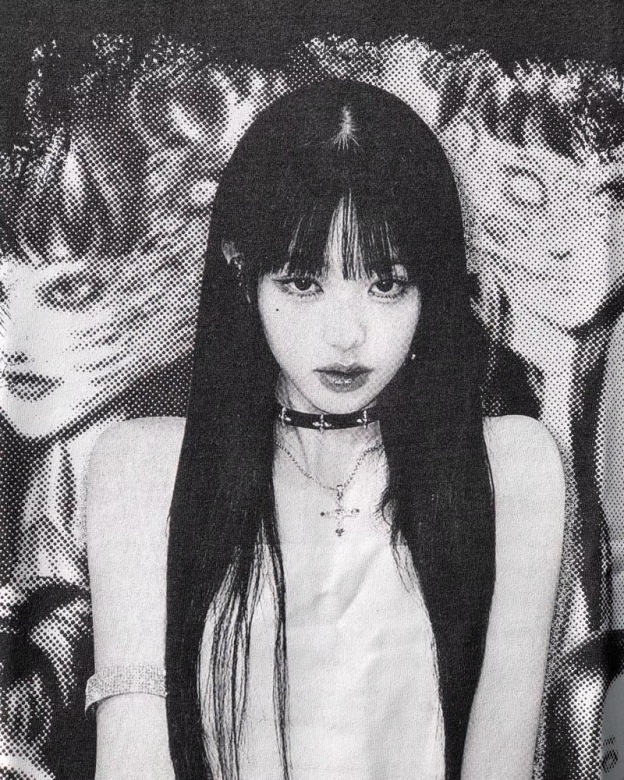 IVE Jang Wonyoung x Kawakami Tomie custom Inspired Streetwear T-Shirt 