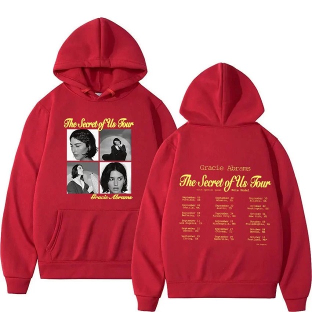 Gracie Abrams The Secret of Us Tour  Print Hoodie