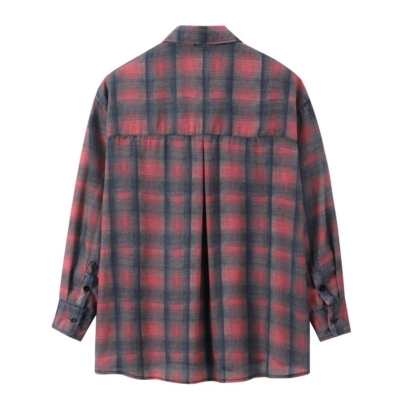 Pink Plaid Jacket Shirt-DK Seventeen