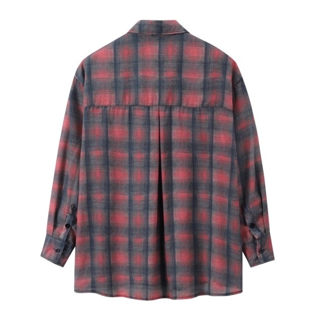 Pink Plaid Jacket Shirt-DK Seventeen