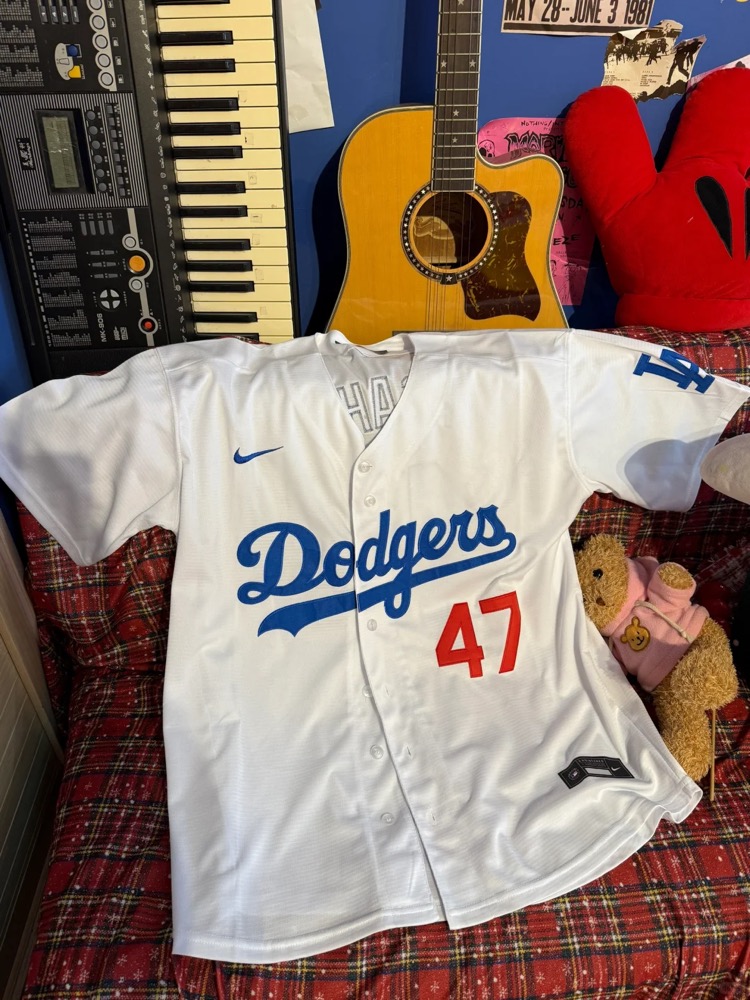 TREASURE-Inspired Custom Dodgers Baseball Jersey