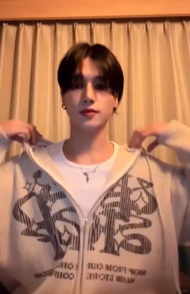 ATEEZ member San Seonghwa Wooyoung inspired Vintage Oversized Graphic Hoodie