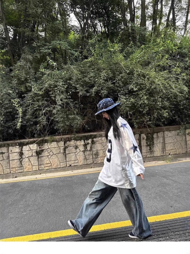 LE SSERAFIM Yunjin Inspired Vintage Baseball Jersey